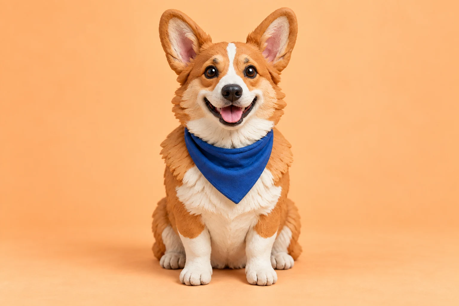 Clay corgi