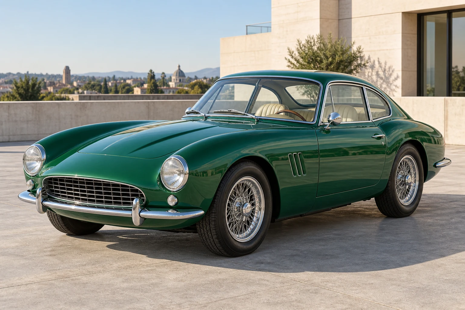 Green coupe